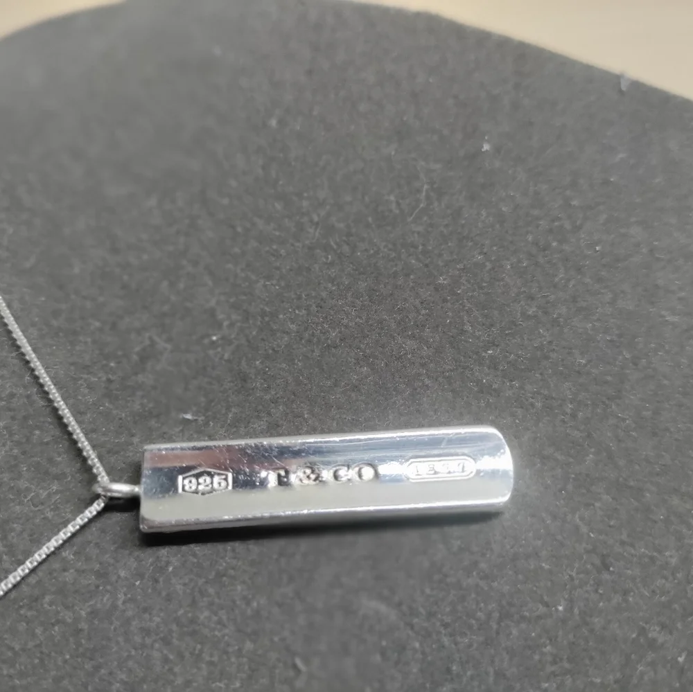GUC Tiffany 1837 bar necklace in sterling silver - Picture 3 of 5